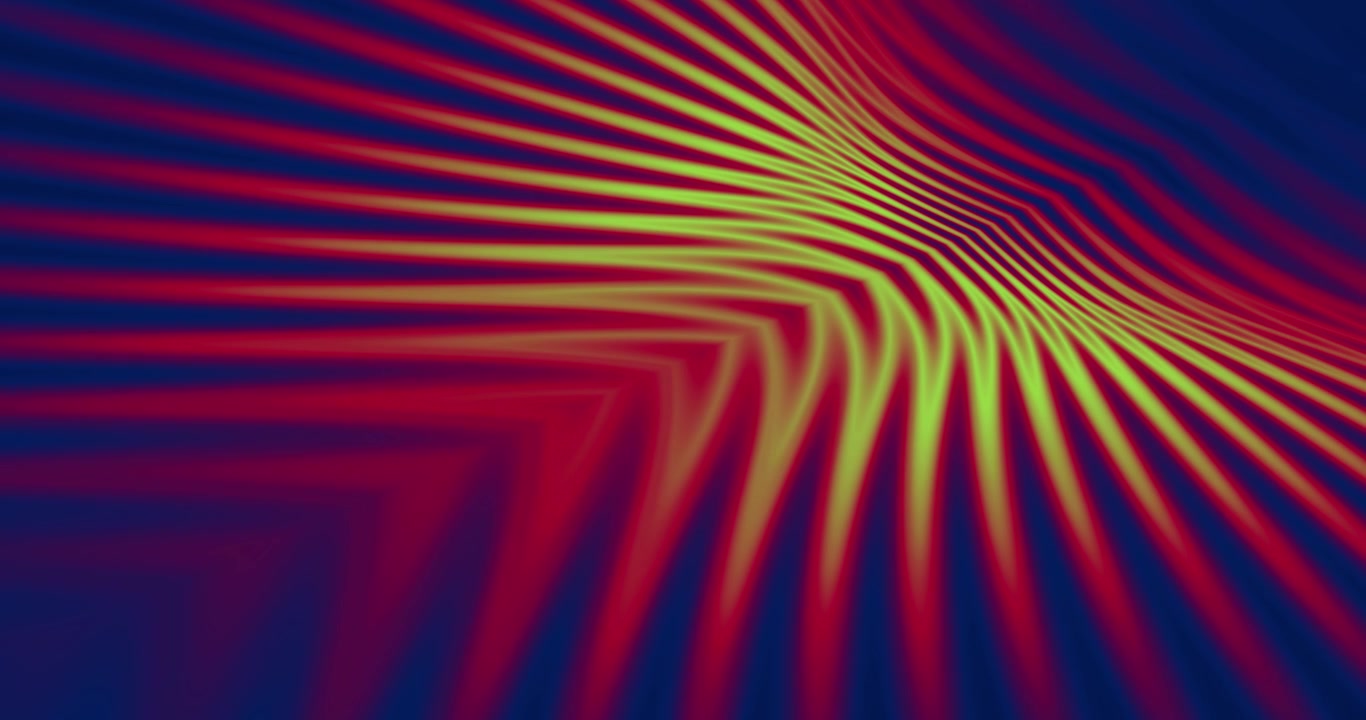 Abstract Background with Glowing Neon Lines and Geometric Patterns