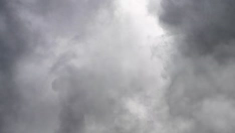 towards cumulonimbus clouds accompanied by thunderstorms