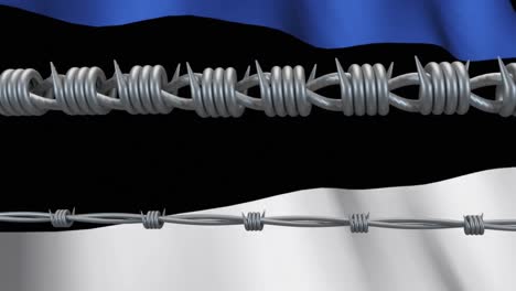 Barbed-wires-against-Estonia-flag