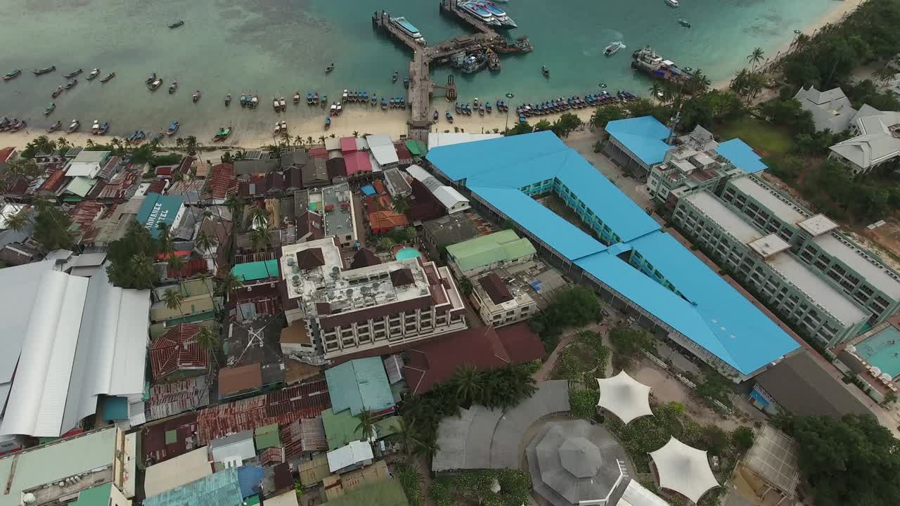 카우아이 하와이 해양 해안의 무인기 시각