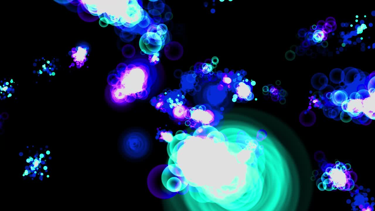 Ring shape Particle Animation Motion Graphics