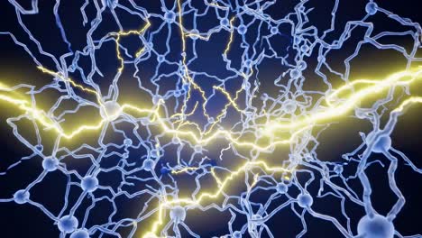 illustration of neurons and neural transmission