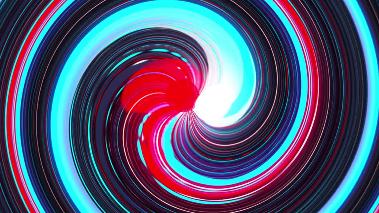 회전하는 나선형 원