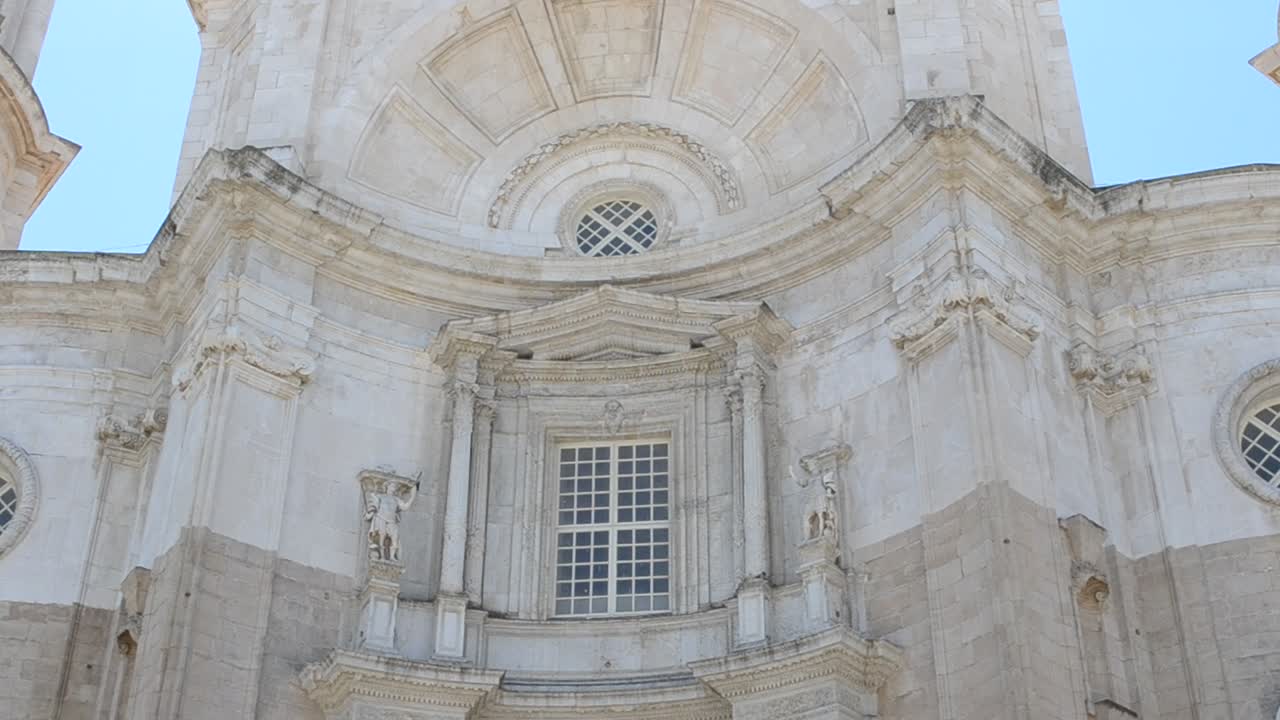Magnifica cattedrale in stile neoclassico. Città di Cadice, Spagna, Andalusia