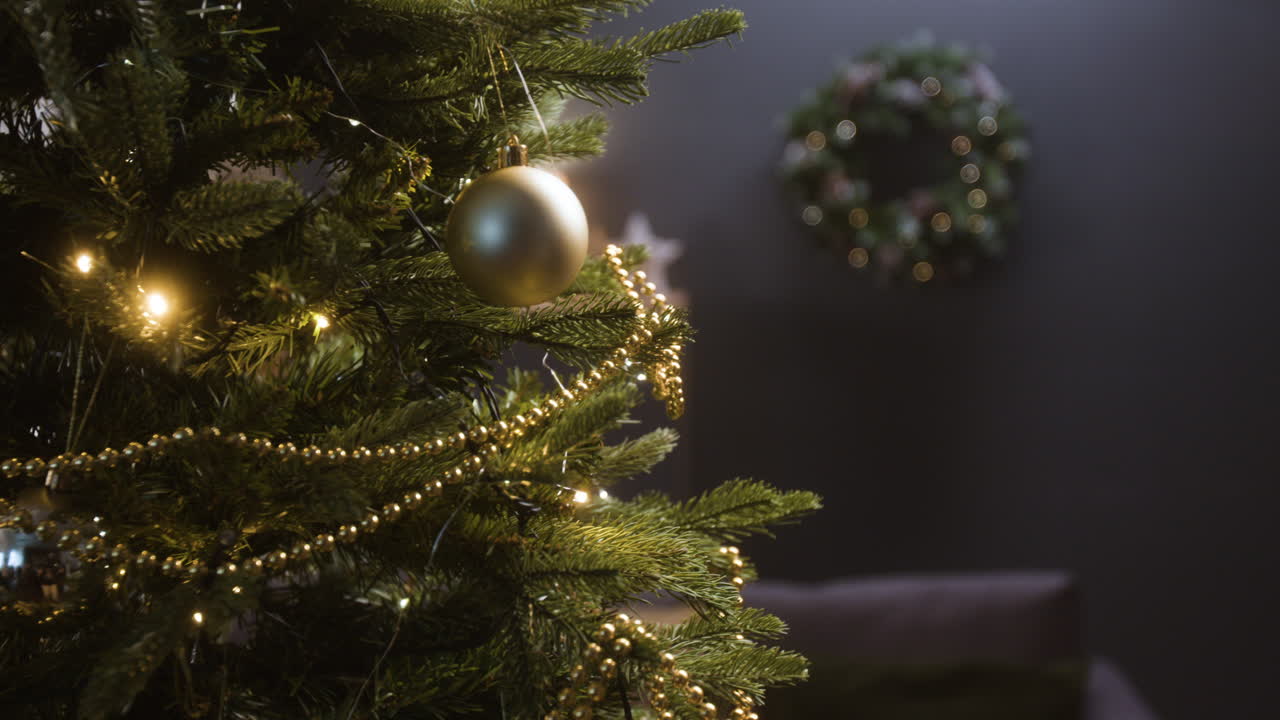 Christmas Tree and Wreath Holiday Decoration