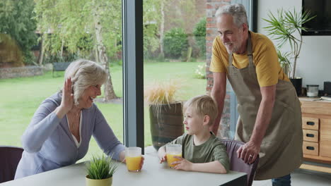 family enjoying time together