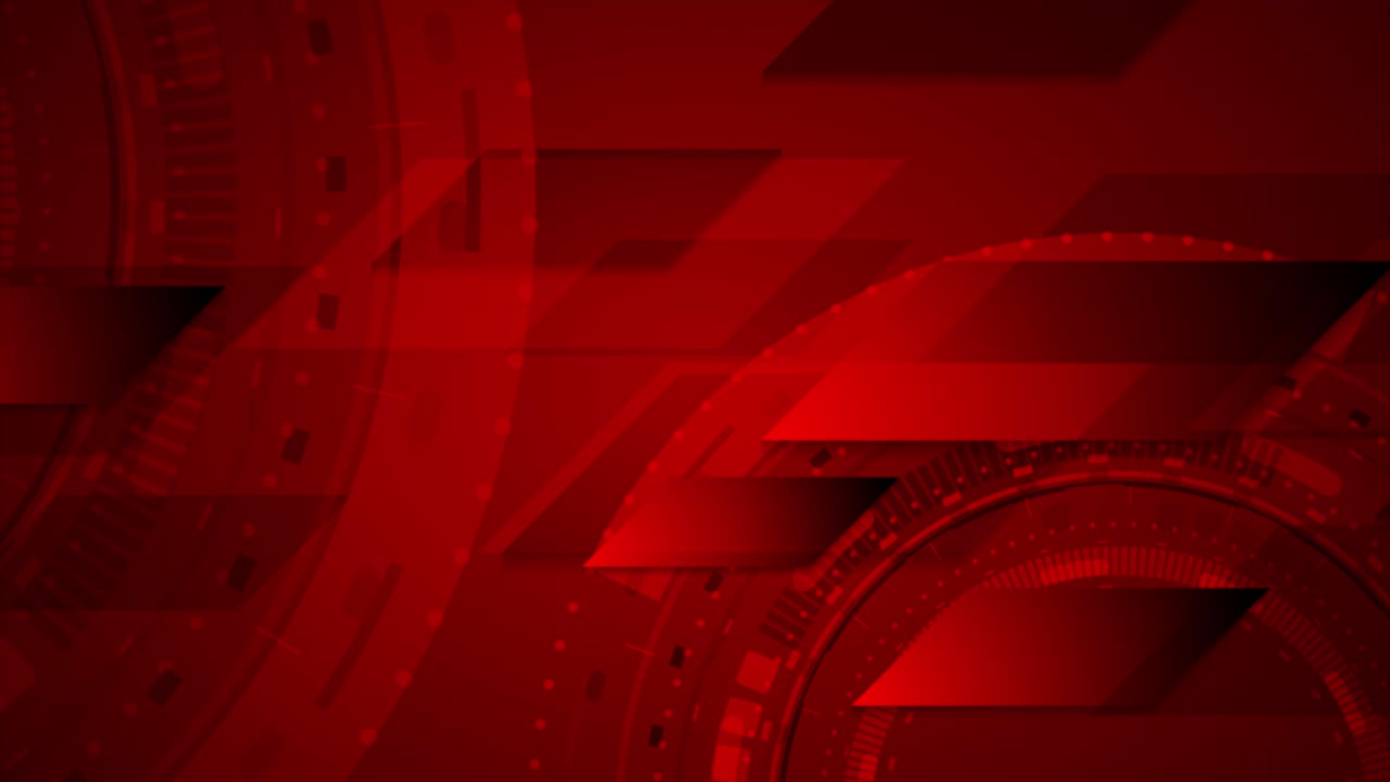 어두운 빨간색 추상 기술 비디오 애니메이션
