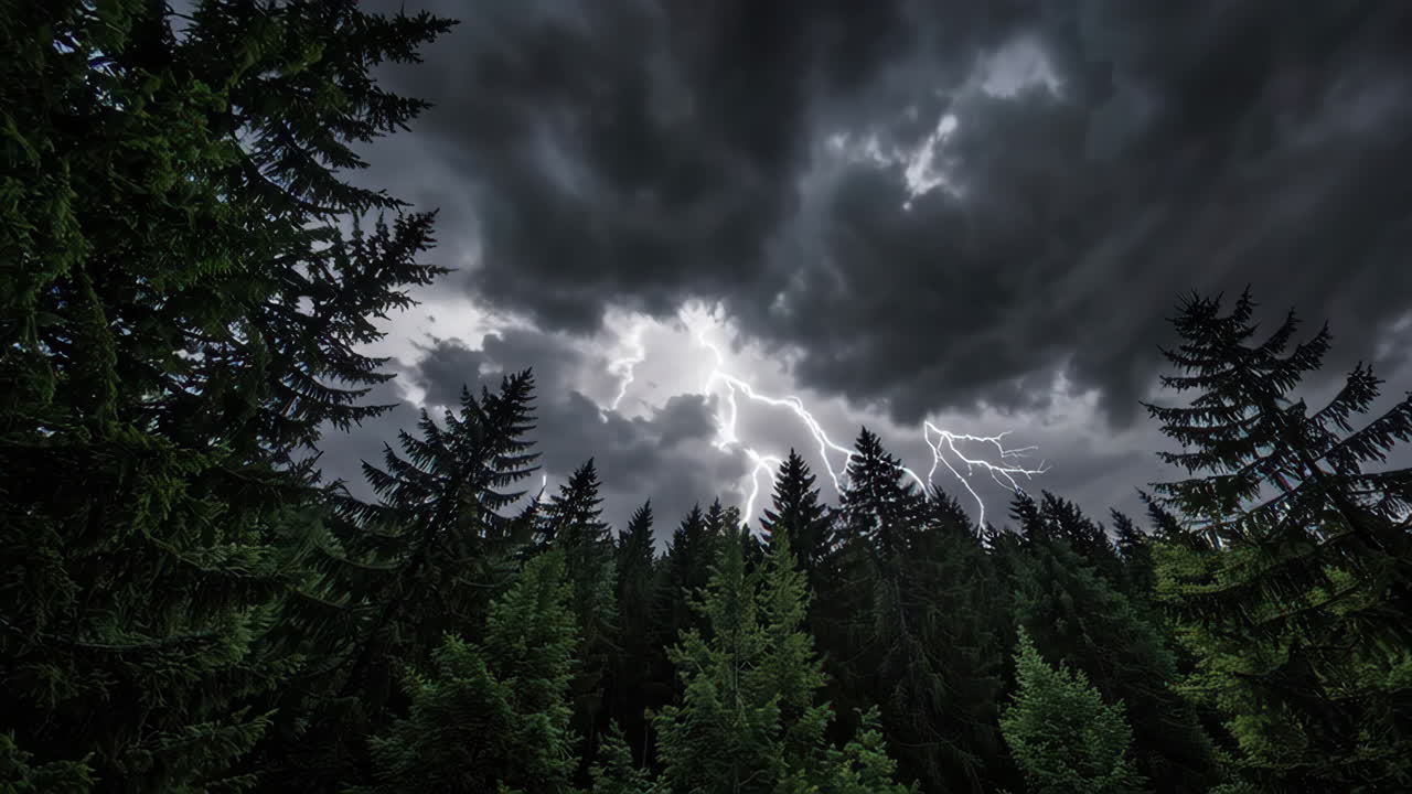 Stormy Night in the Forest