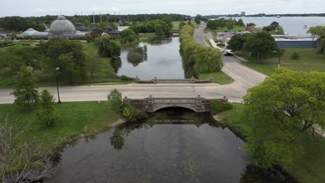 belle isle detroit 4k drone