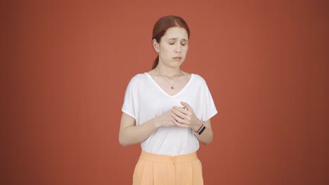 Woman-looking-depressed-at-camera.