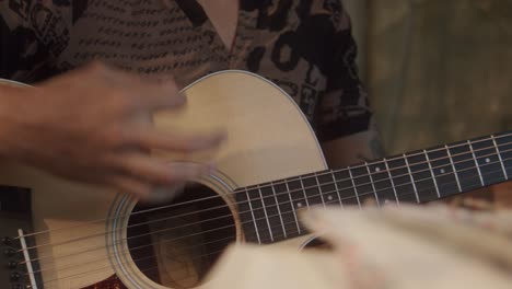 A-musician-playing-his-guitar