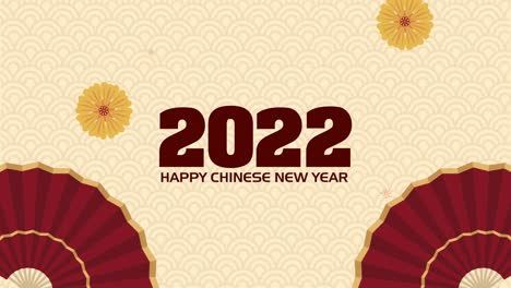 animación del año nuevo chino con