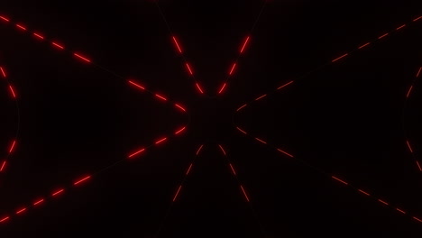 neon red lines pattern