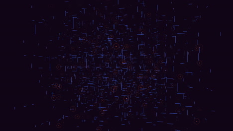 Komplex-Und-Vernetzt-Ein-Fesselndes-Netzwerk-Aus-Kreisen-Und-Linien-Auf-Blau-schwarzem-Hintergrund