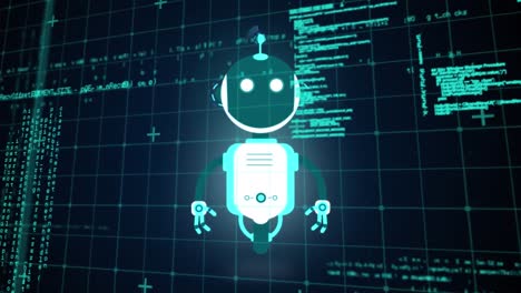 animación de un chatbot y procesamiento de datos