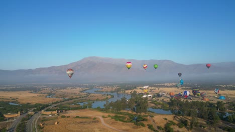 international airship festival flying in chile