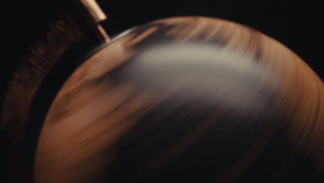 vintage rotating globe