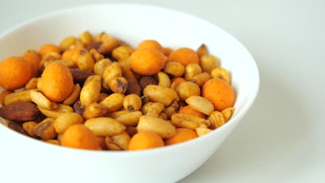 mixed nuts in a bowl