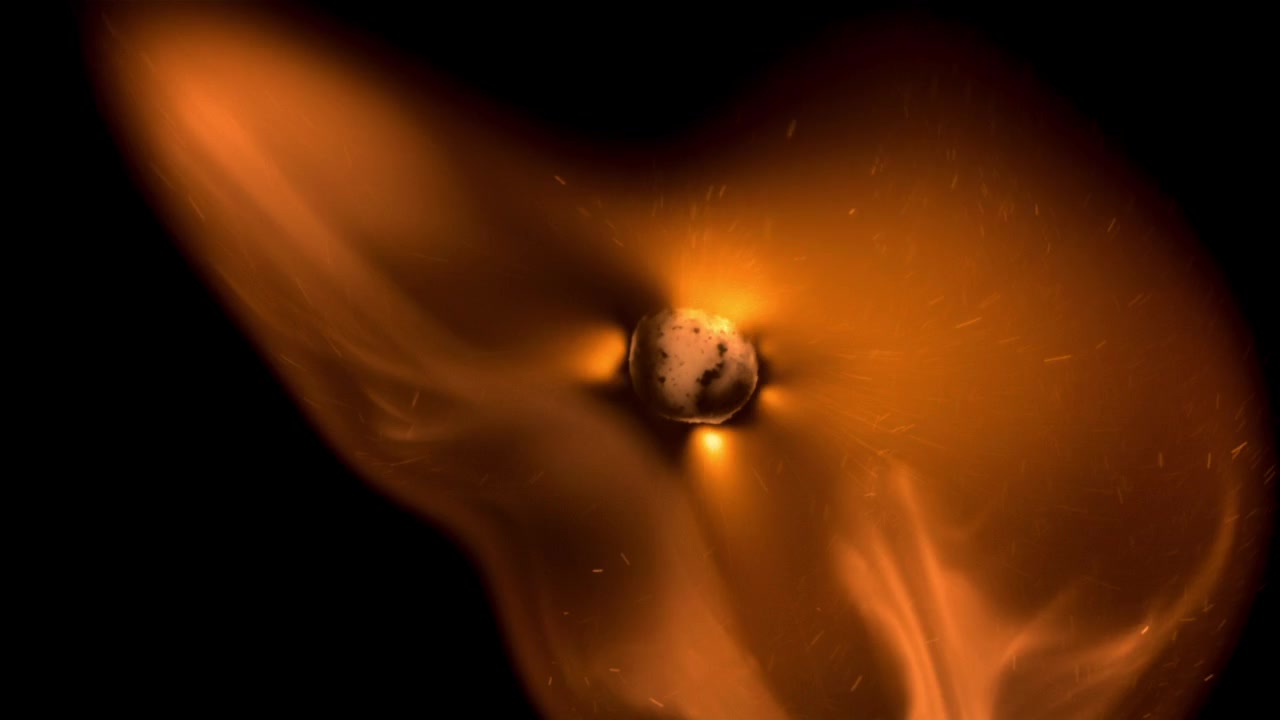 Match Head Igniting and Burning in Slow Motion on Black Background