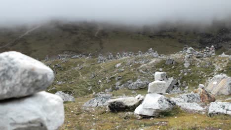 centrarse en un chorten en chupka lare