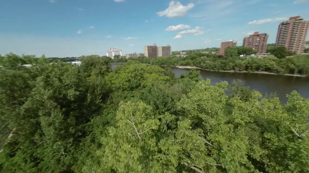 Río Prairies, Rivière des Prairies, Montreal, Canadá - FPV