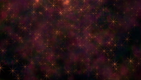 starry night a mesmerizing display of bright, shining stars in a circular pattern