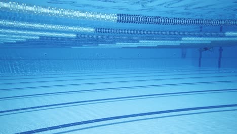 olympic swimming pool under water background.