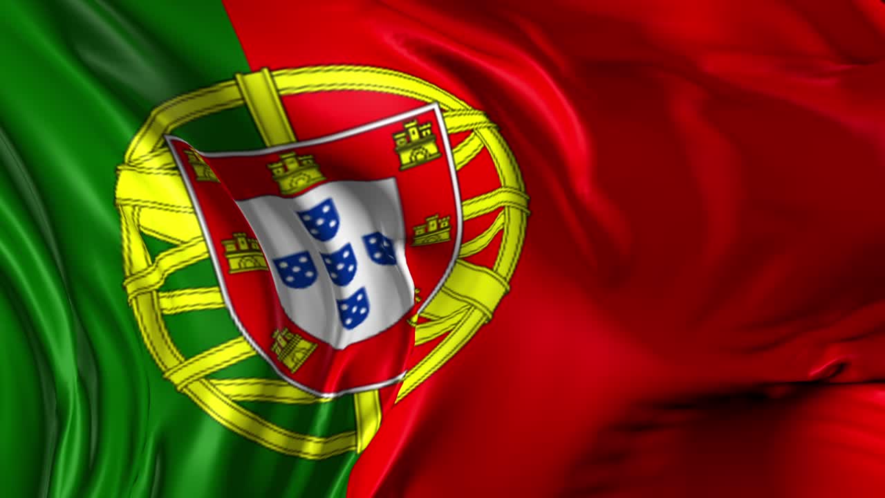 포르투갈 발의 아름다운 3d 애니메이션 루프 모드