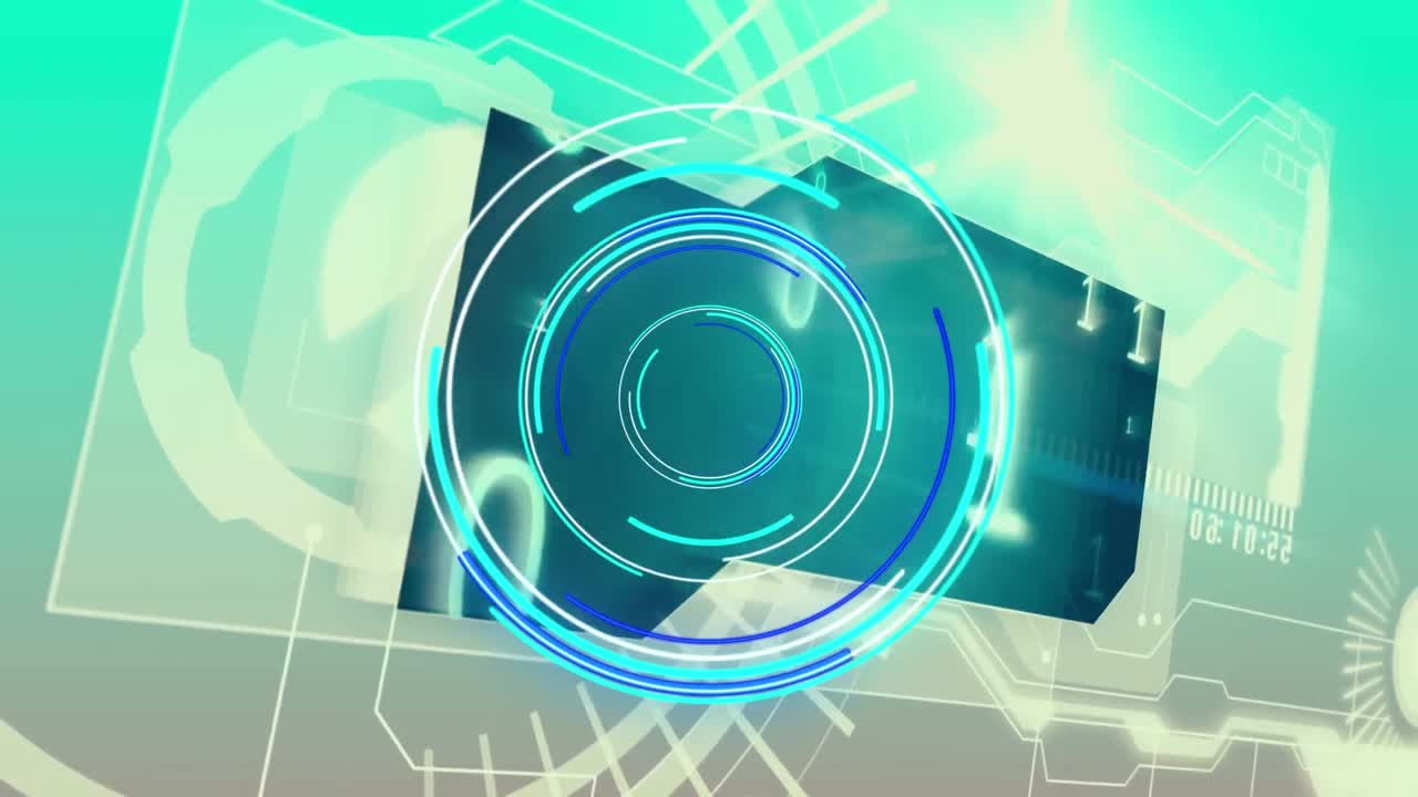 데이터 처리에 대한 범위 스캐닝의 애니메이션