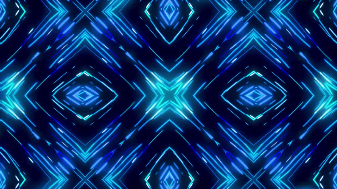 Blue Geometric Pattern with Light Lines Abstract Background