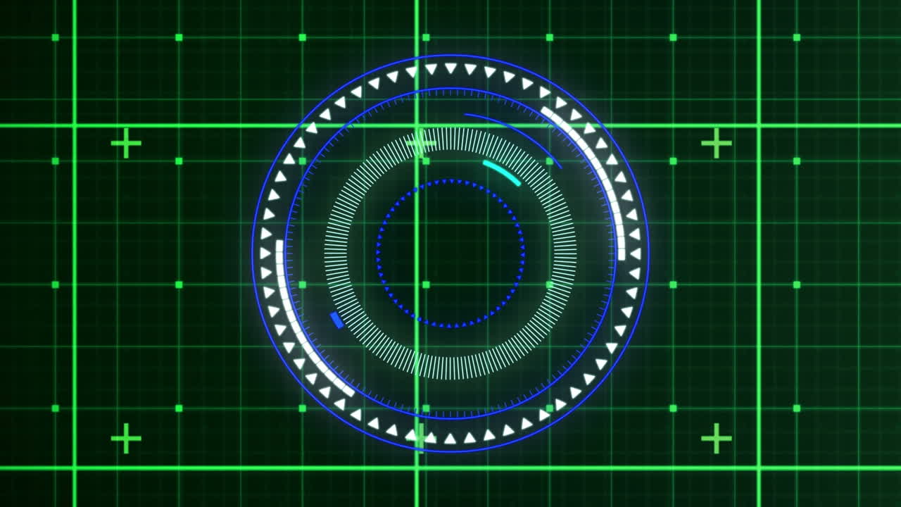 그리드 위의 범위 스캐닝의 애니메이션