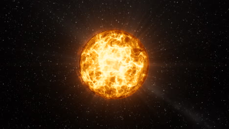 estrella en explosión en el espacio