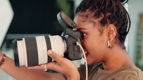 professional photographer with camera