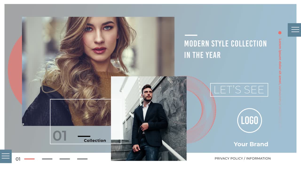 Collezione di abbigliamento alla moda