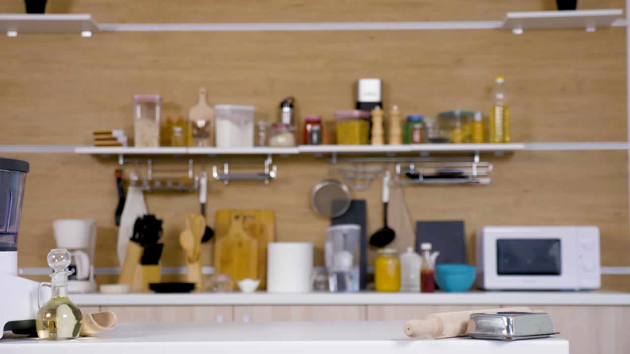 A well-equipped kitchen