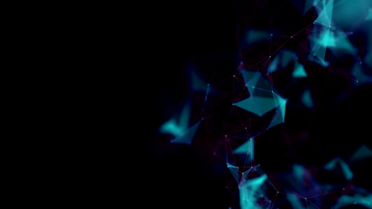 Abstract Lines, Triangles and Dots.