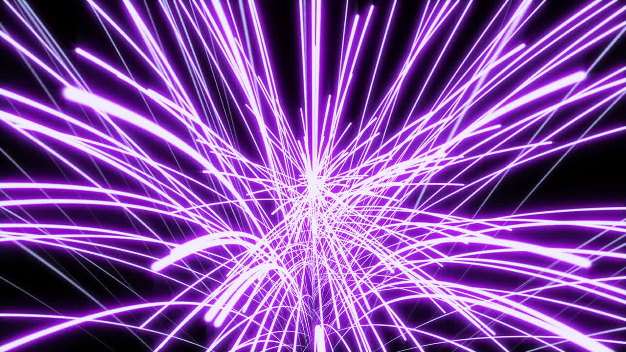 línea de bucle de tecnología velocidad futurista de la explosión de luz en el fondo del movimiento de la galaxia.