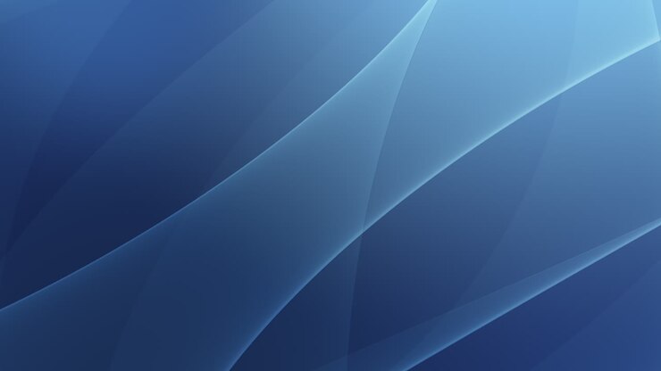 Dynamic blue circular pattern on black background