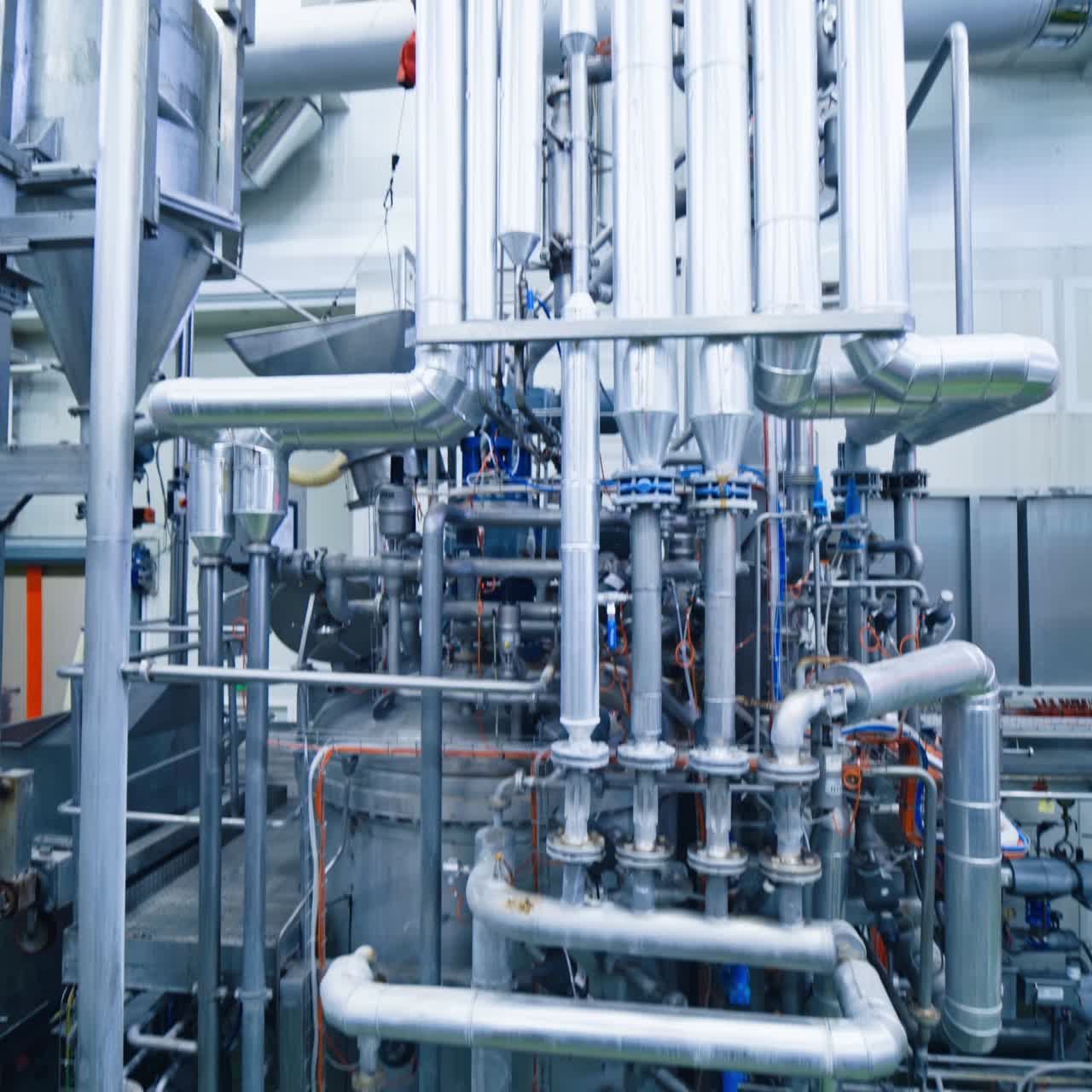 Industrial dairy production