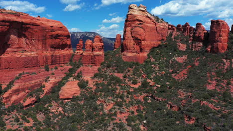 red rock hills and cliffs of sedona, arizona usa