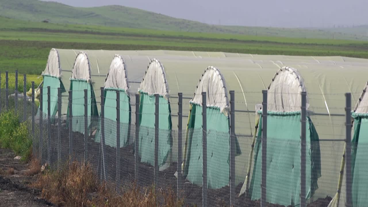 온실 및 점적 관개 농업