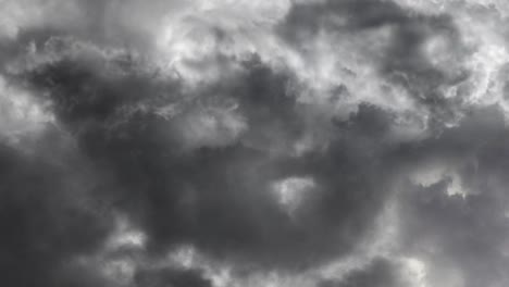 tormenta eléctrica de 4k en el cielo