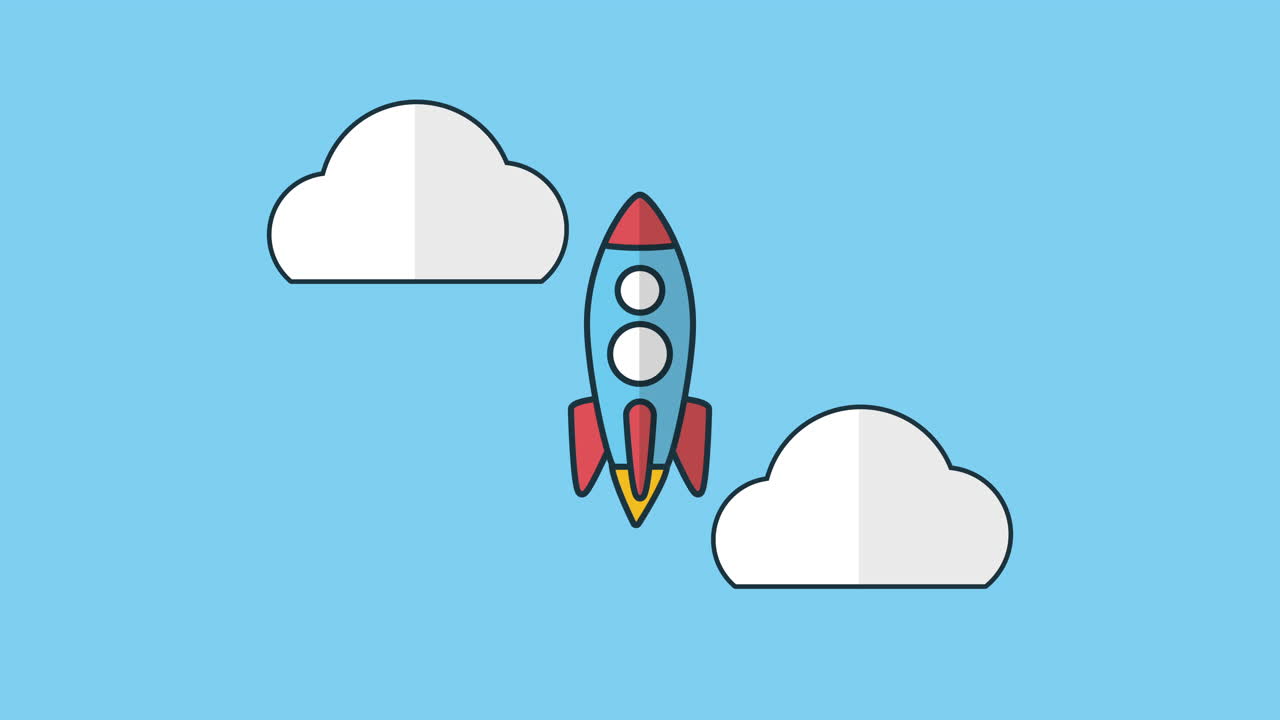 rocket launcher start up animation