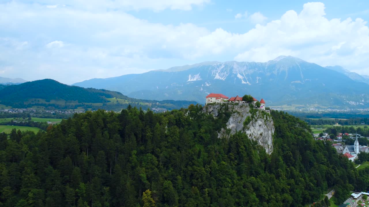 Slovenya Güzel Doğası - Bled Gölü Tatil Beldesi