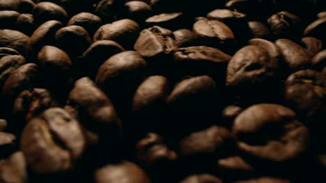 macro shot of coffee beans