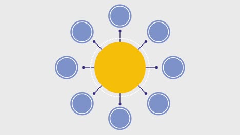 chart organizer round items empty template