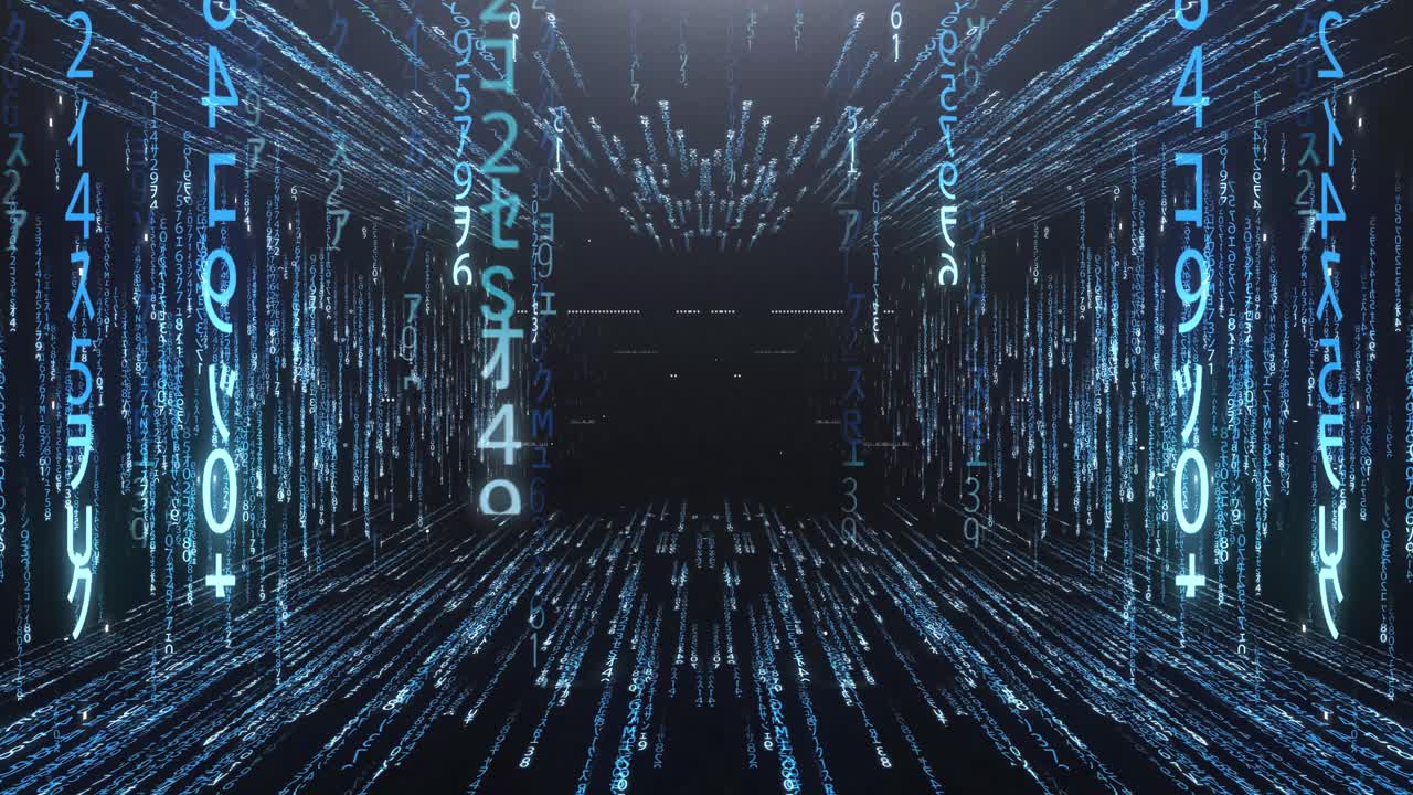 Macro transition through the eye into the world of the matrix