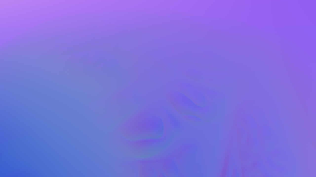 abstracto arte digital girando el patrón circular púrpura y azul