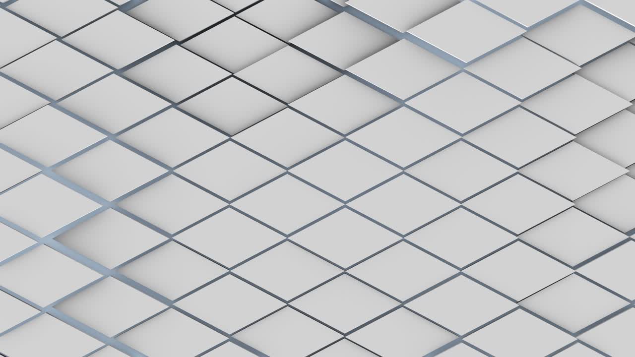 live wallpaper: turbulent wavy white tiles on light blue background