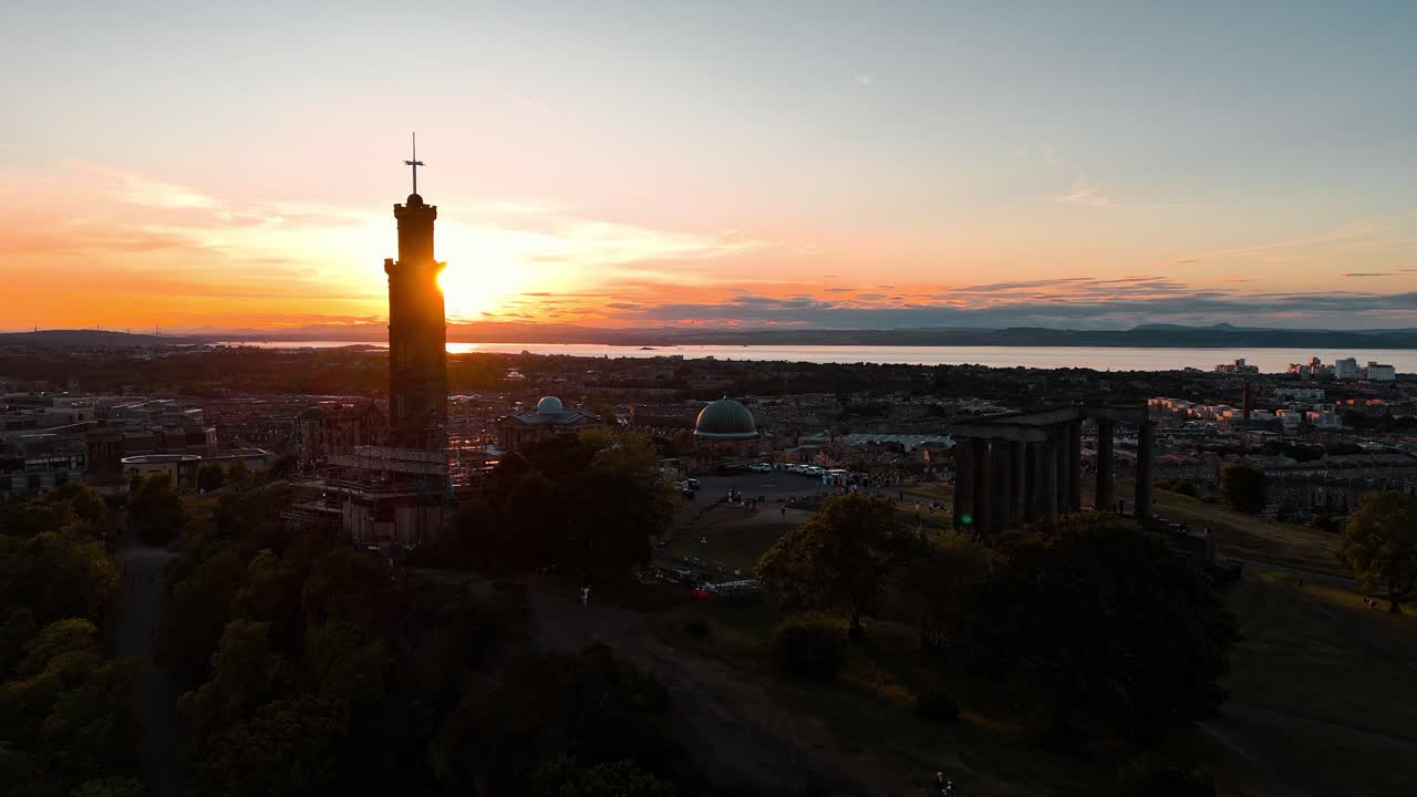 Sunset over Edinburgh's Skyline